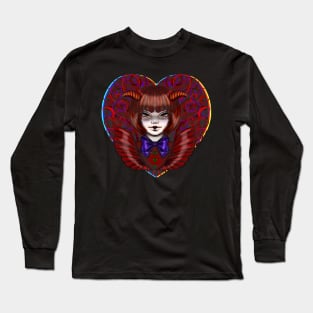 Little Devil San Valentin Long Sleeve T-Shirt